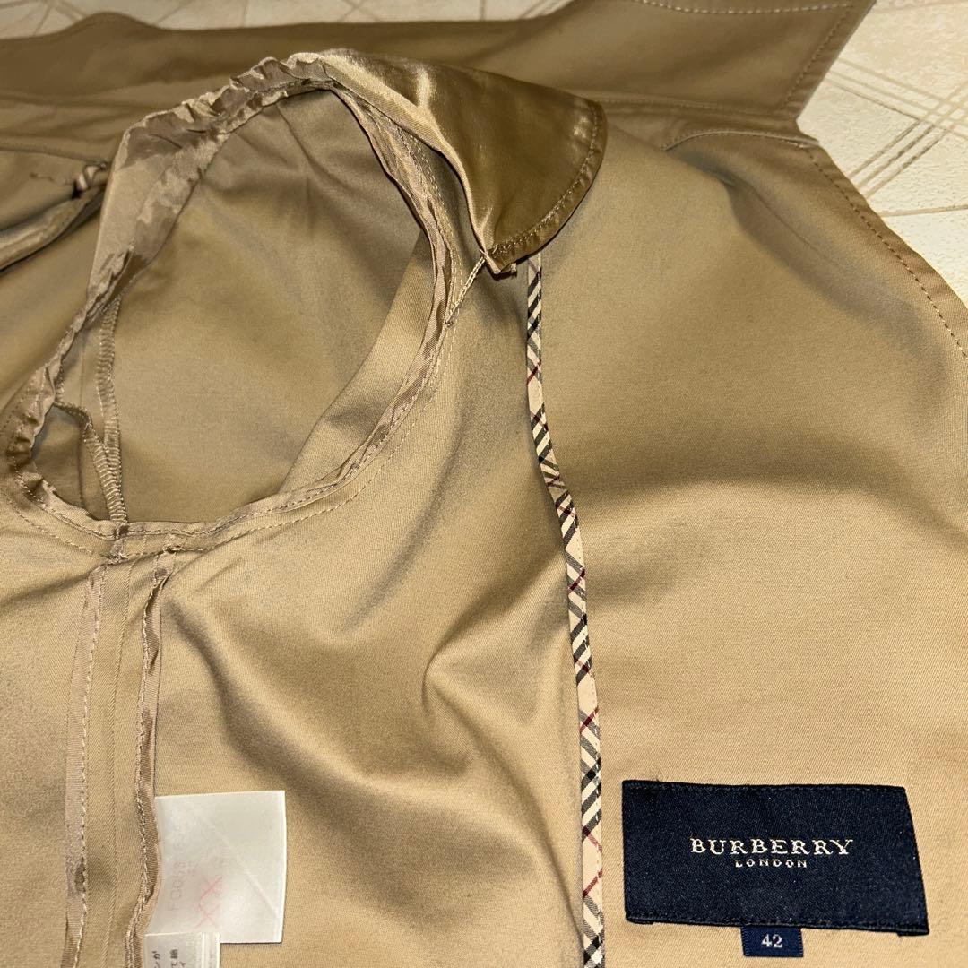 【美品】Burberryベージュスプリングジャケットサイズ42