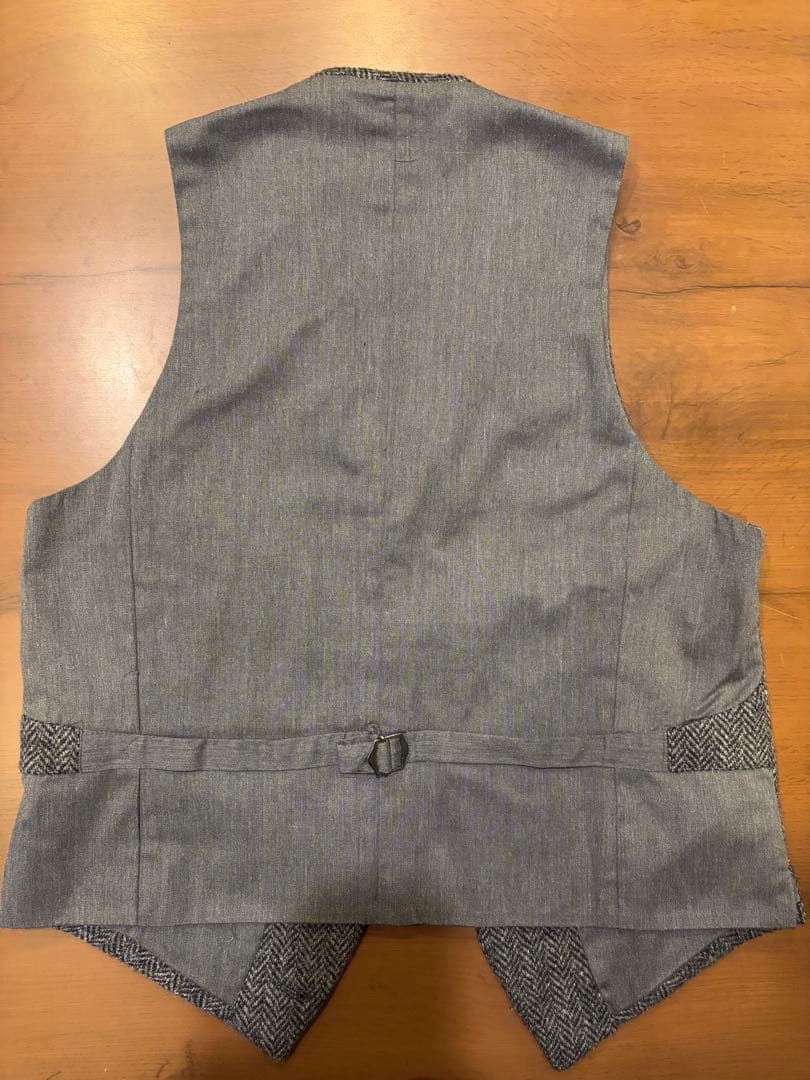 Harris Tweed 襟付き ベスト ジレ