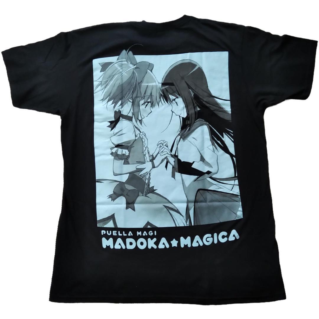 魔法少女まどか☆マギカ　Tシャツ　Lサイズ　黒　アニメTシャツ　未使用新品 *