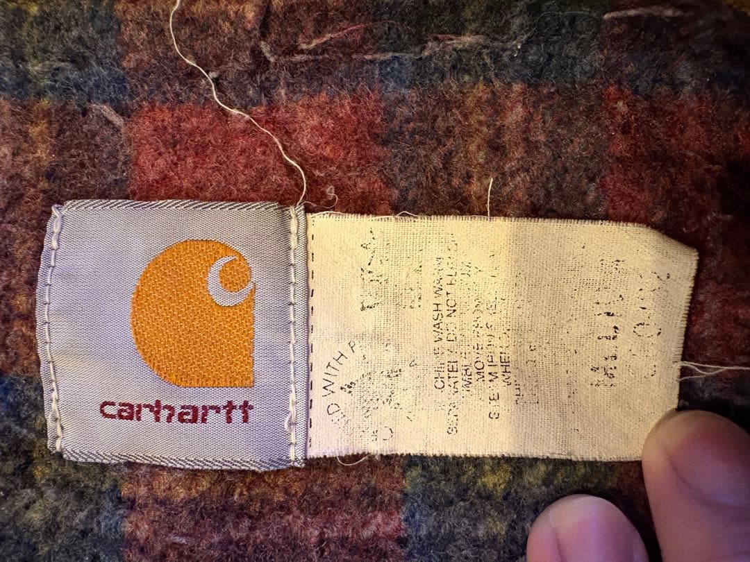 Carhartt 星タグ ミシガンチョアコート星タグ USA製 モス