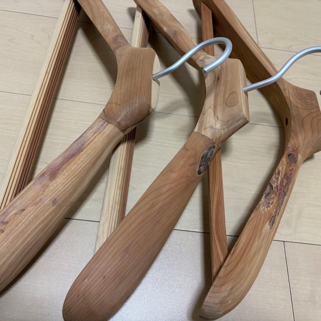 無印良品 レッドシダーハンガー・紳士用 幅約45cm 10本セット