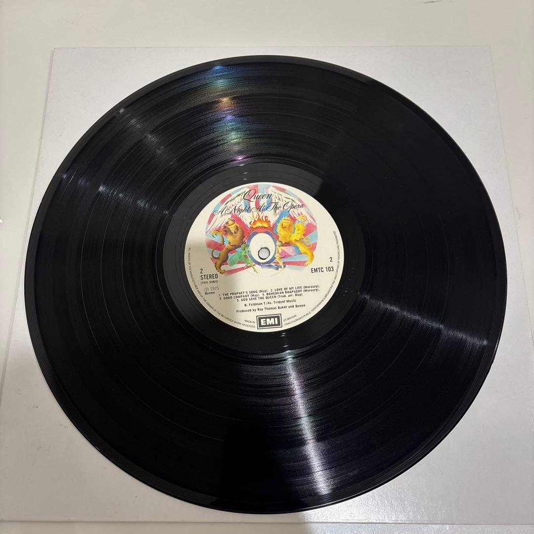 【UKオリジナル】クイーン　オペラ座の夜　初版ラベル　音質良好！！