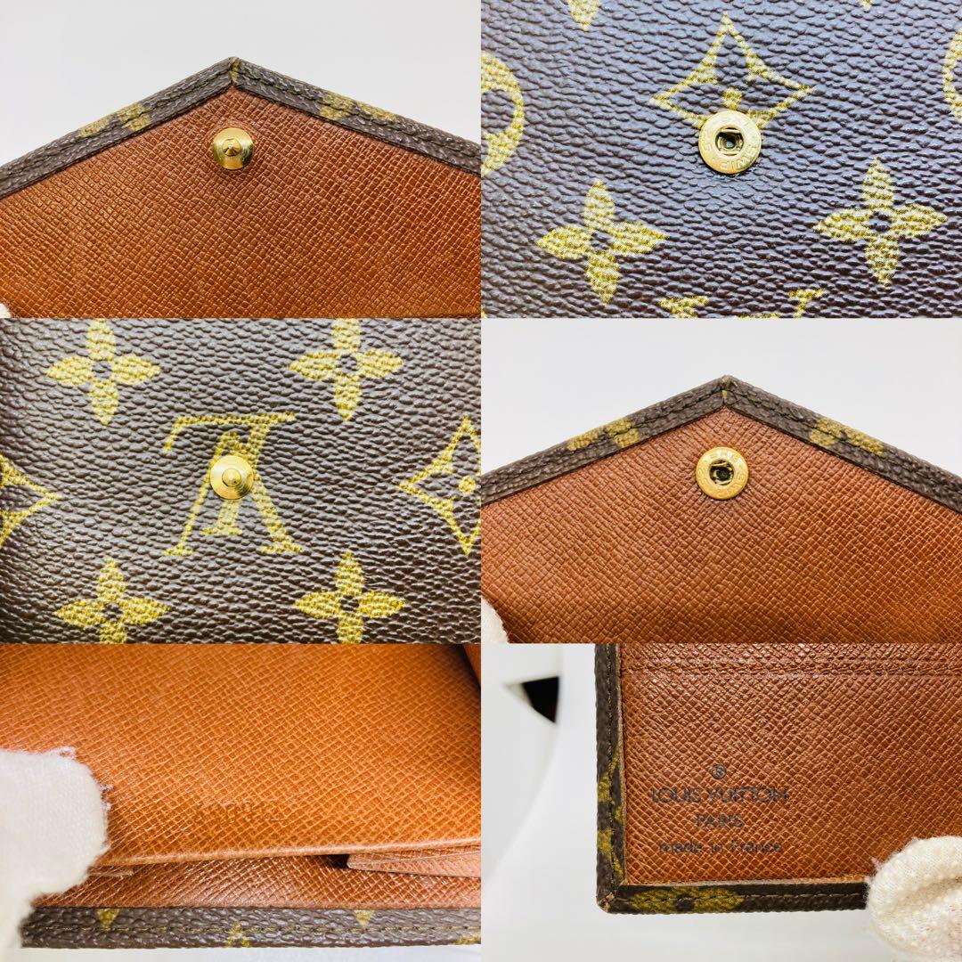ルイヴィトン モノグラム コンパクト 財布 Wホック A977