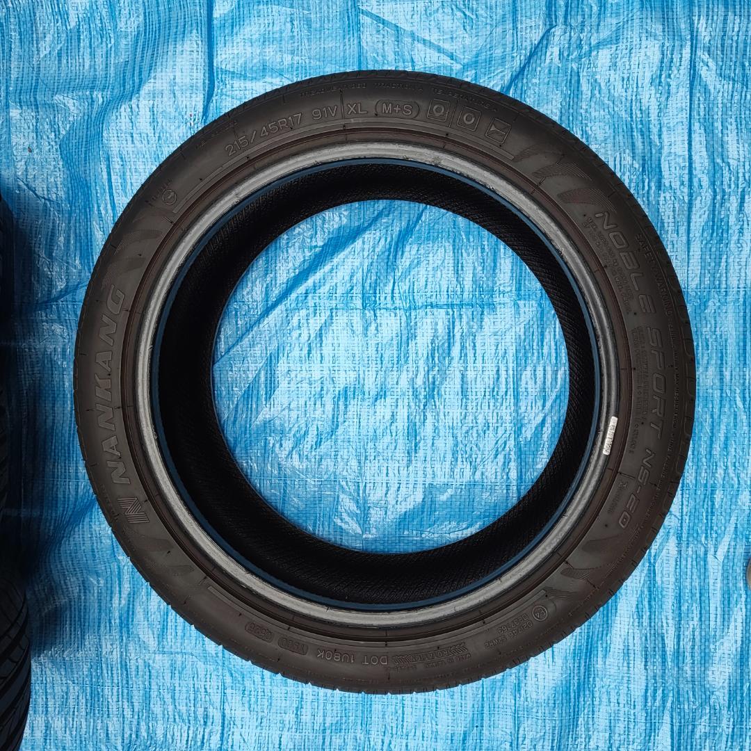 ナンカン NS-20 215/45R17 ① バリ山 2025年製 送料込み