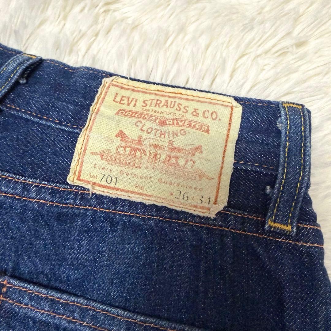 Levi's リーバイス 701 モンロー デニム W26 美品 濃紺