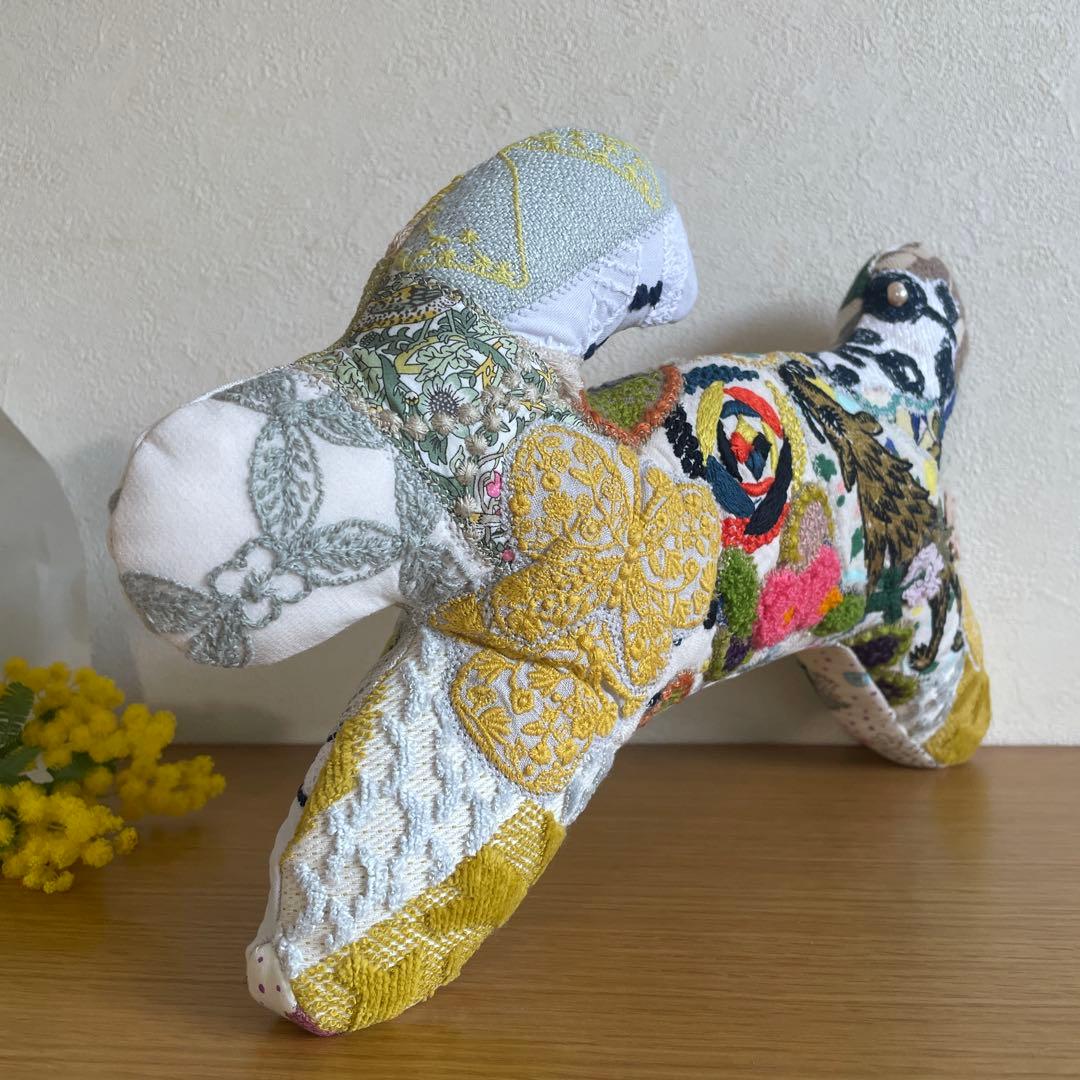 ミナペルホネン ハンドメイド ⭐️wolf＆flower run3 Ver.ミモザ