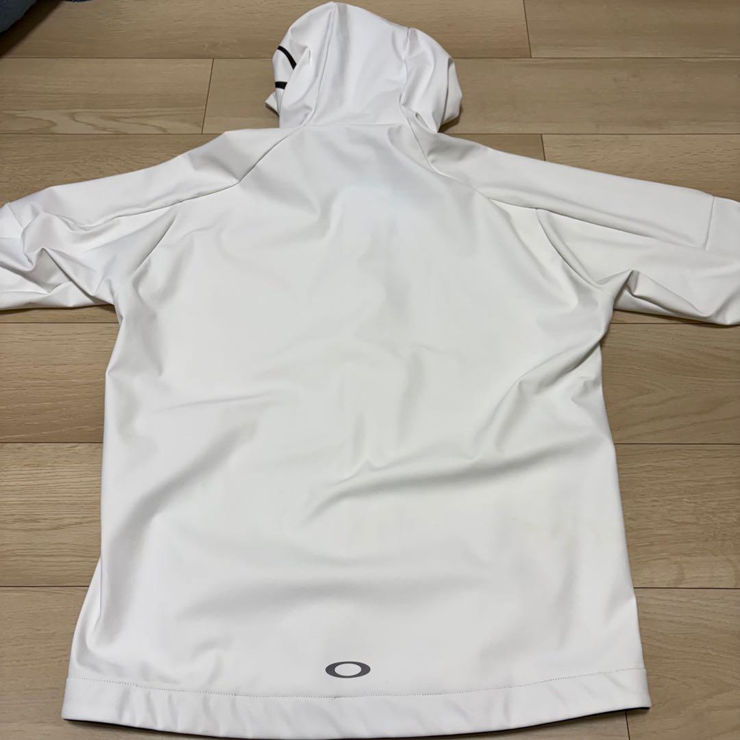 【美品】オークリー　冬　ランニング　裏起毛　撥水ウインドブレーカー　M