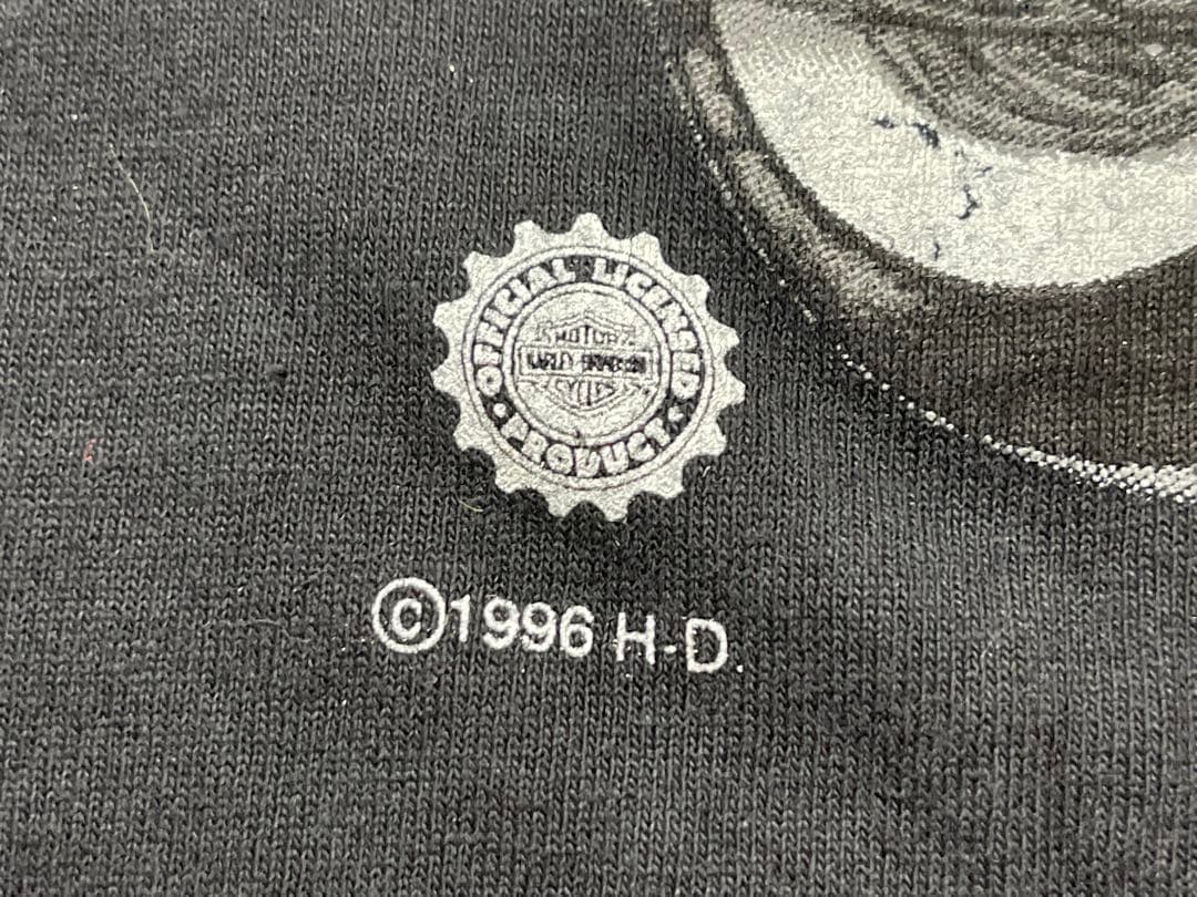 よ*ー様 Harley Davidson ビッグロゴ 90s tシャツ