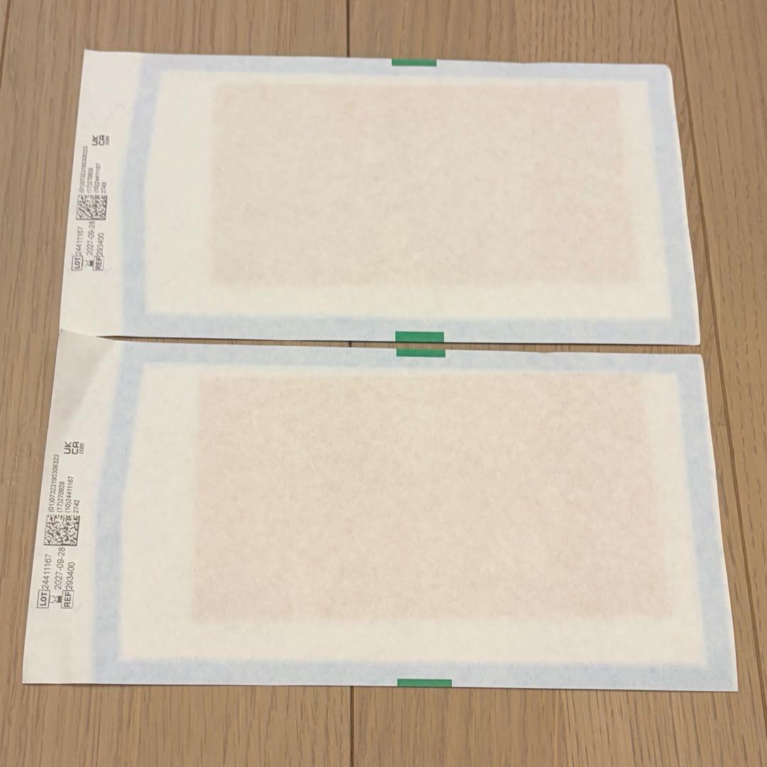 未使用メピフォームMepiform 10×18cm 2枚　ケロイド傷跡　帝王切開