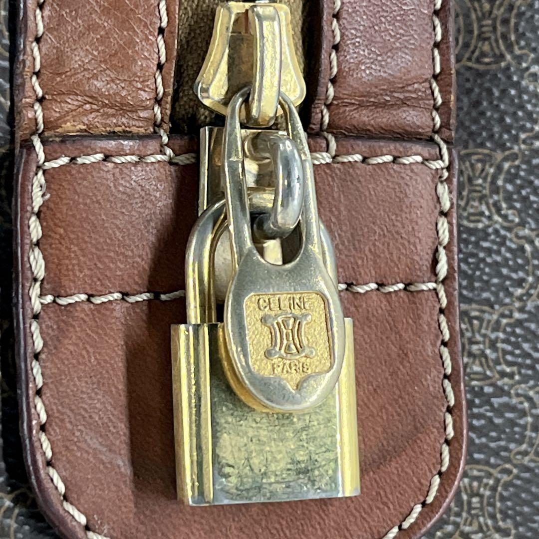 オールド　CELINE ボストンバッグ　トリオンフ　マカダム　y2k 旅行カバン
