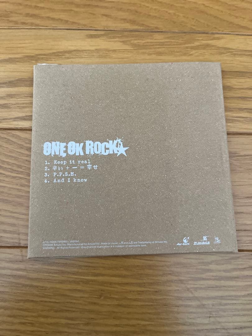 one ok rock インディーズkeep it real 廃盤cd2枚セット