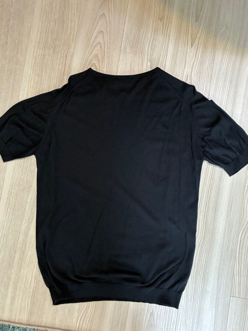 JOHN SMEDLEY Tシャツ 半袖 BELDEN クルーネック　ブラック