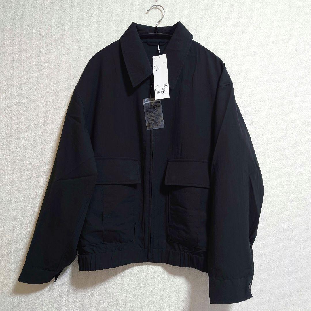 ユニクロU ショートブルゾン Mサイズ ブラック UNIQLO U