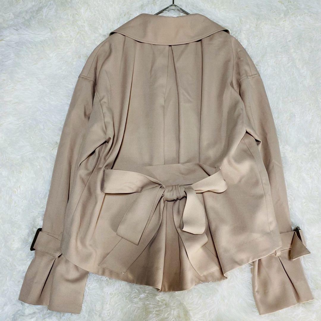 【新品タグ付き】PROPORTION ベーシックショートトレンチコート S