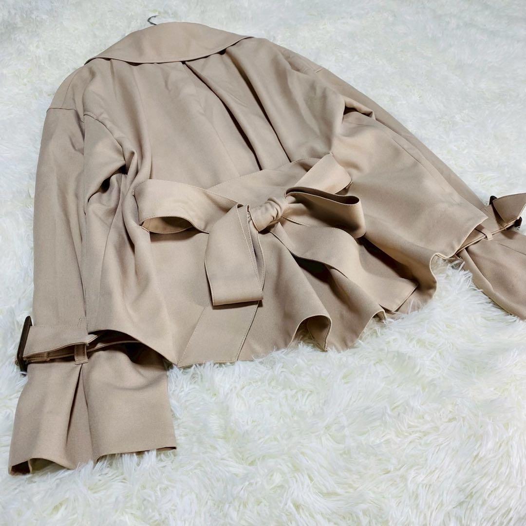 【新品タグ付き】PROPORTION ベーシックショートトレンチコート S