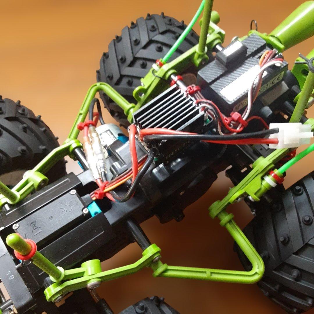 Tamiya .WR-02.カスタム.プロポ付き
