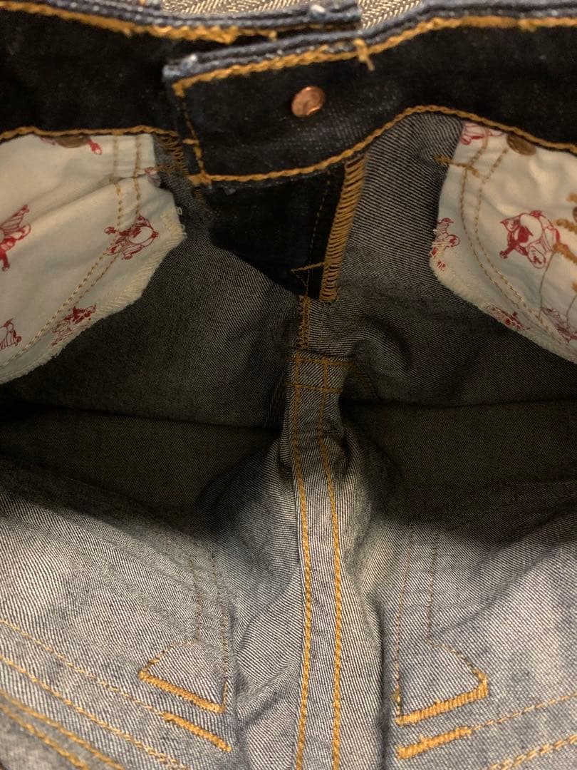 TRUE RELIGION JOEY 濃紺 フレアデニム W27 USA製