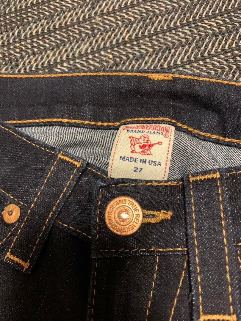 TRUE RELIGION JOEY 濃紺 フレアデニム W27 USA製