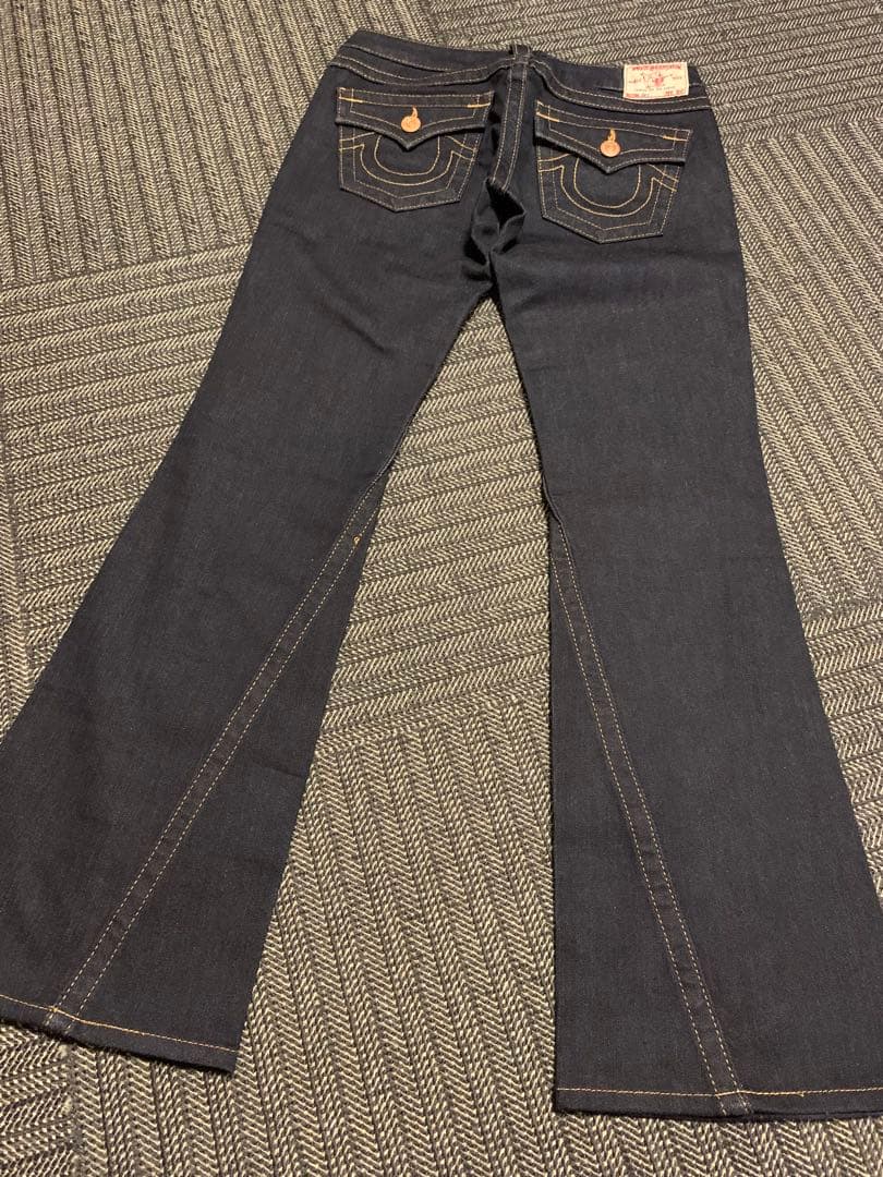 TRUE RELIGION JOEY 濃紺 フレアデニム W27 USA製