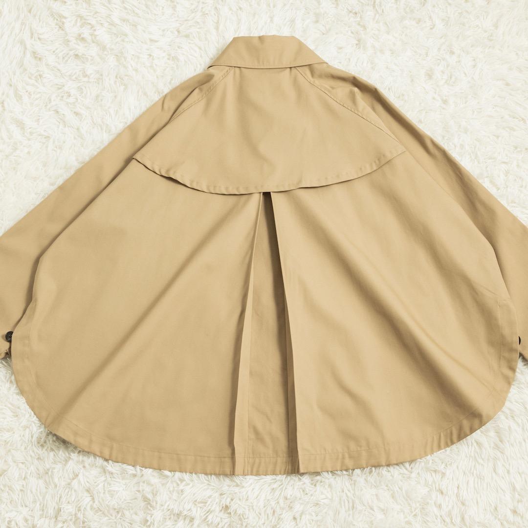美品 ELLIE エリー ケープトレンチコート ベージュ
