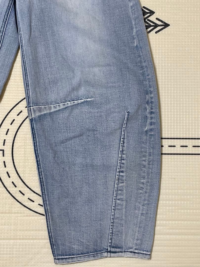 【美品/Sサイズ】willfully カーブデニム