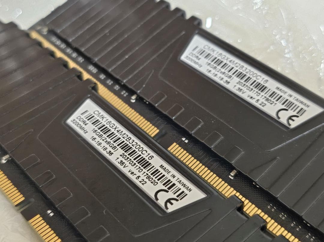 Corsair DDR4-3200 VENGANCE 16GB (8GB×2枚)