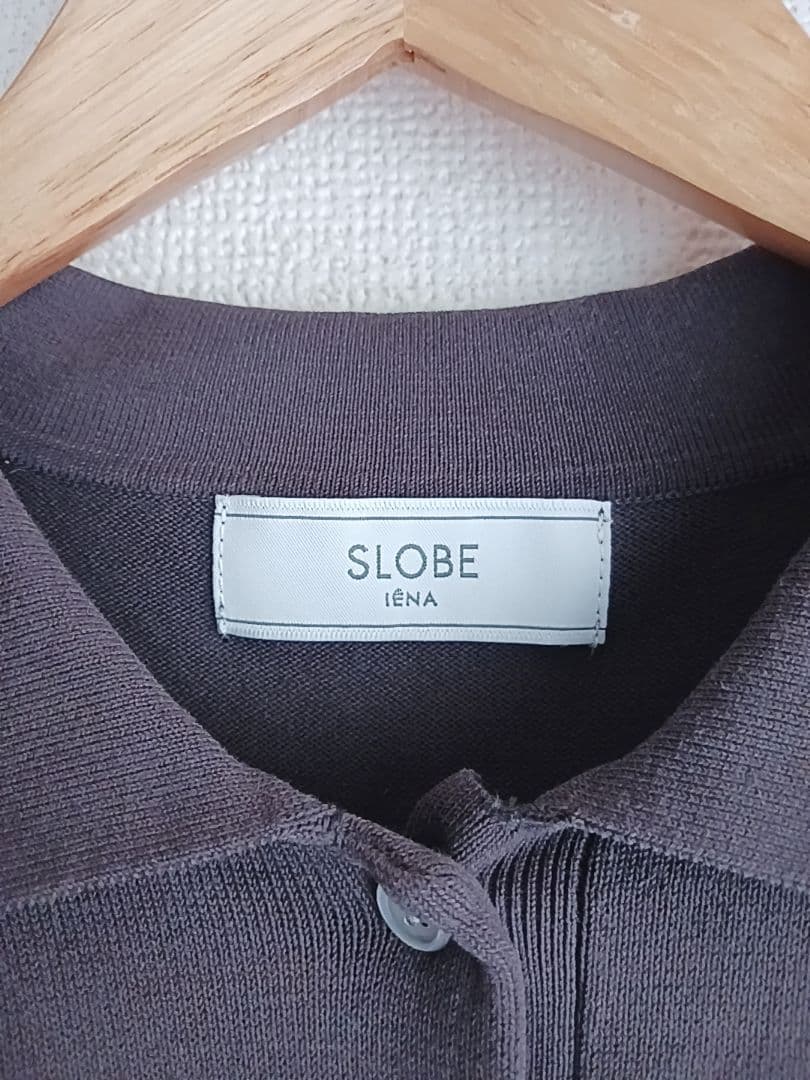 『SLOBE IENA』《接触冷感UV機能》FROSTY COTTON襟付きPO