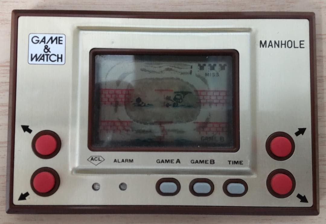 【動作確認済】ゲーム＆ウォッチ マンホール 任天堂 　Nintendo
