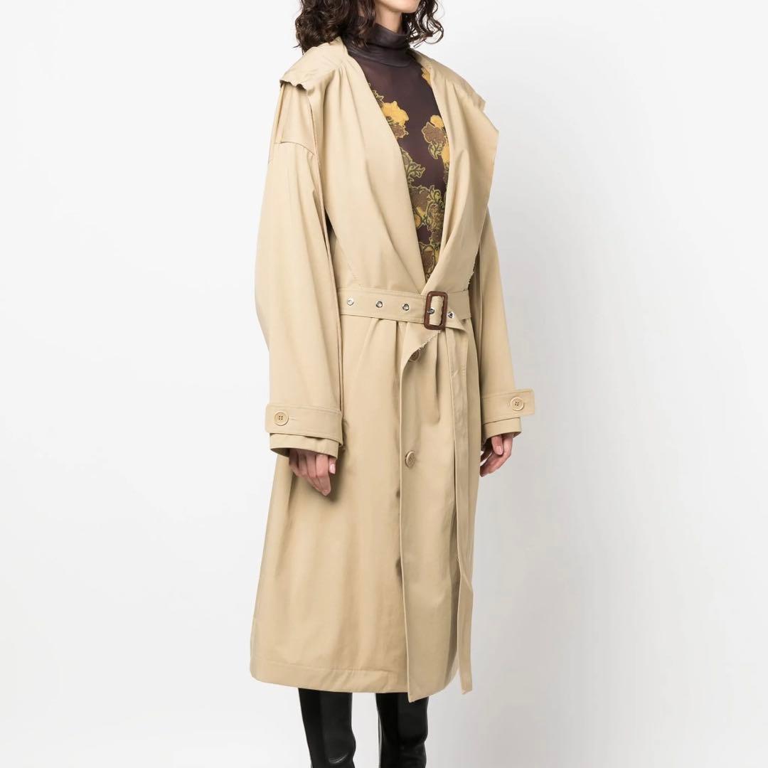 【未使用】JW ANDERSON フーデッドトレンチコート 2023 M