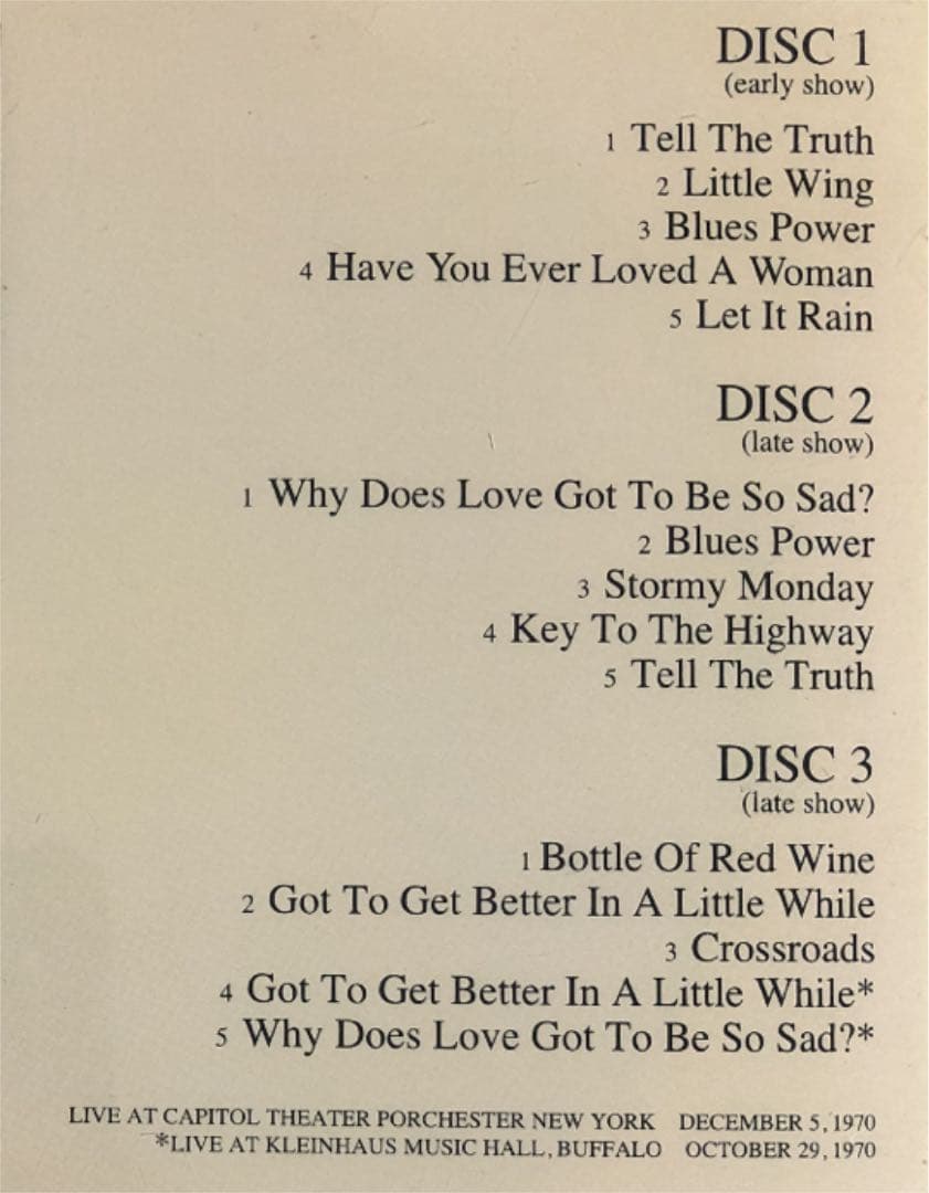 洋楽 Derek & The Dominos/ THE BEAT GOES ON