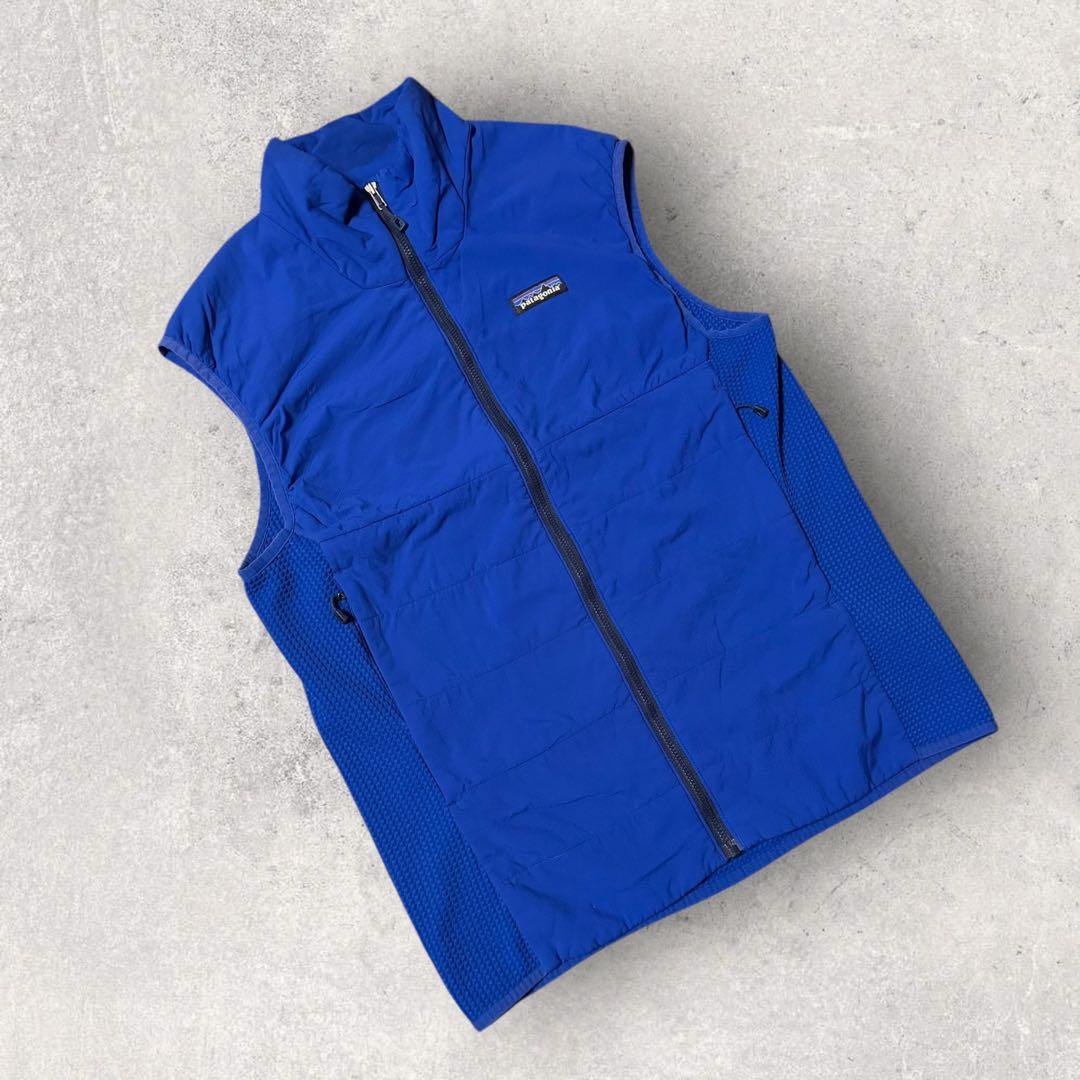 【パタゴニア】ナノエアライトハイブリッドベスト　M 青　登山　f