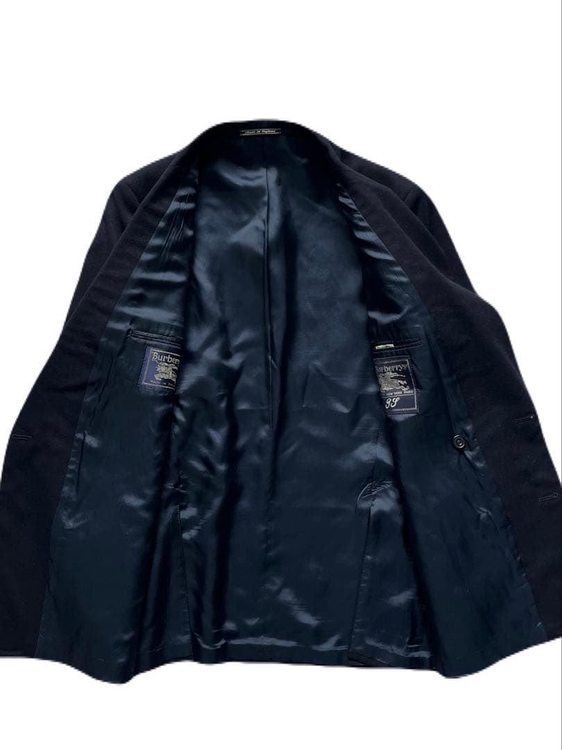 超希少 80s 英国製 Burberrys チェスターバリー ネイビーブレザー
