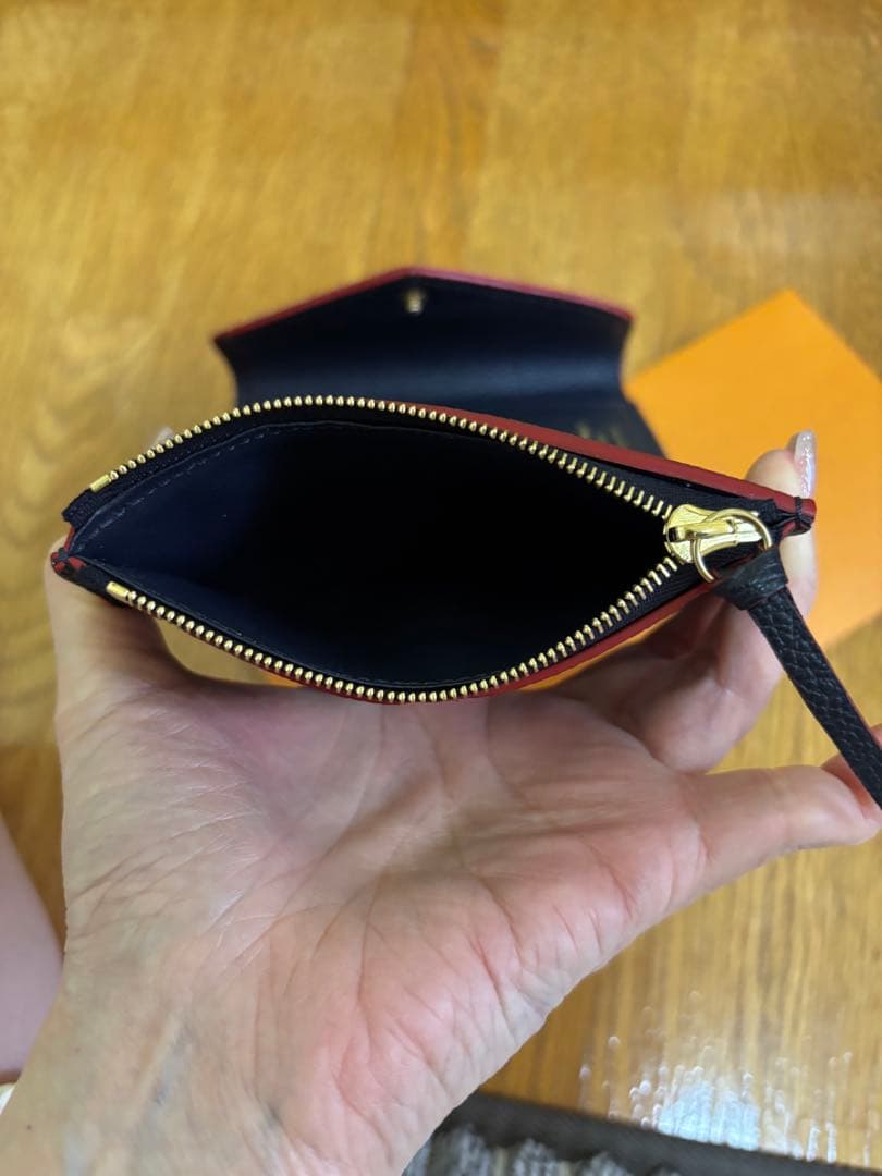 Louis Vuitton レザー三つ折り財布