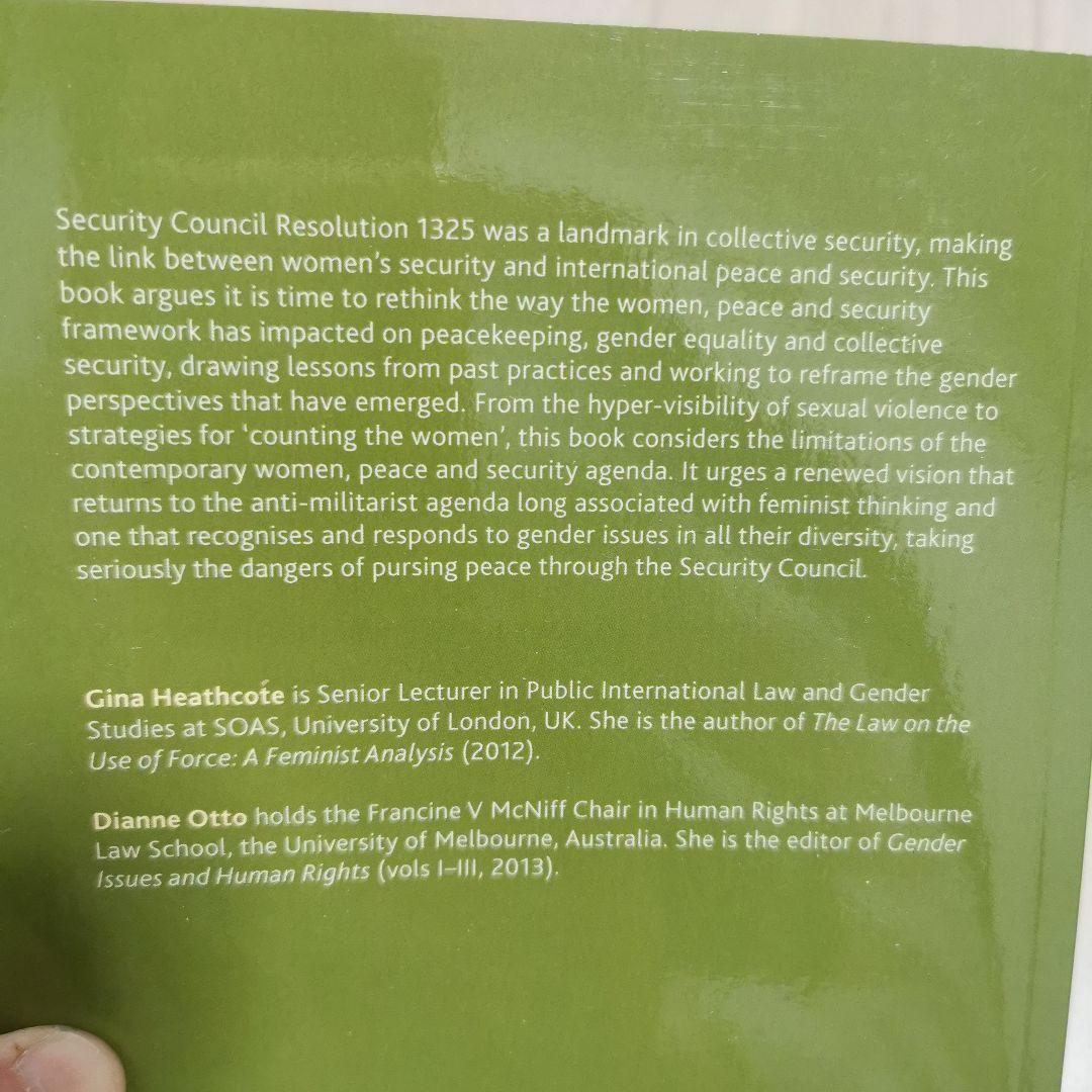 洋書 Rethinking Peacekeeping, Gender Equality