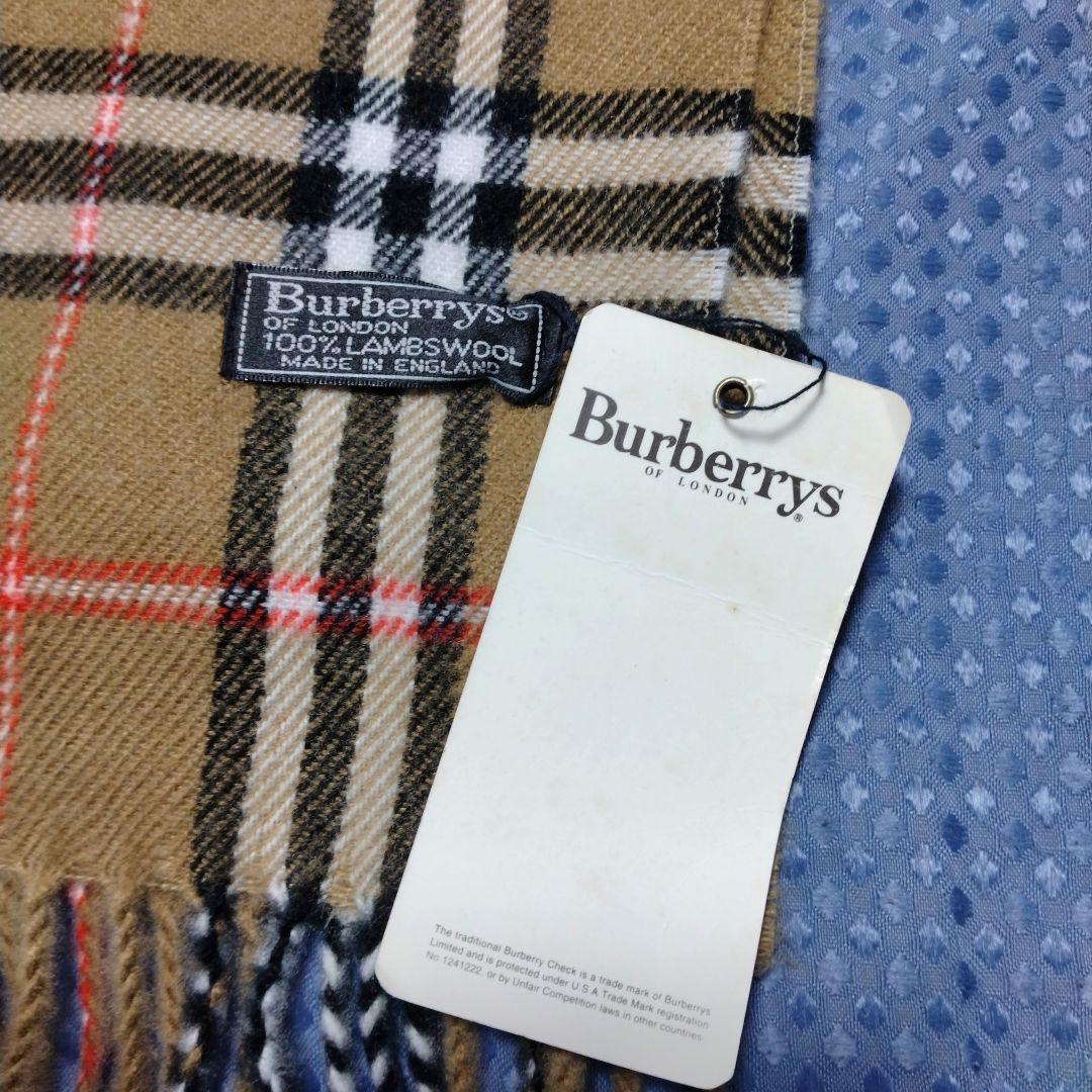 新品、タグ付き✨Burberrys バーバリー マフラー　ラムズウール