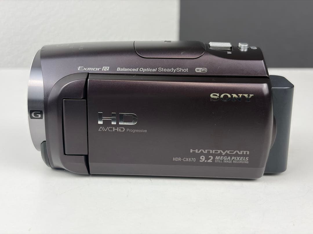 SONYハンディカム HDR-CX670 予備バッテリー付