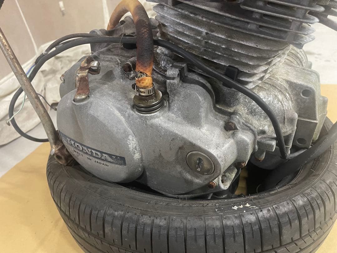 ホーク3 エンジン　CB400N CB250N ジャンク　部品取り