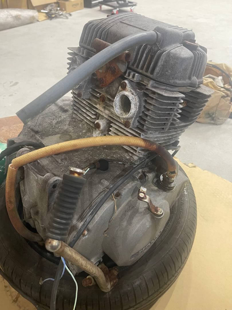 ホーク3 エンジン　CB400N CB250N ジャンク　部品取り
