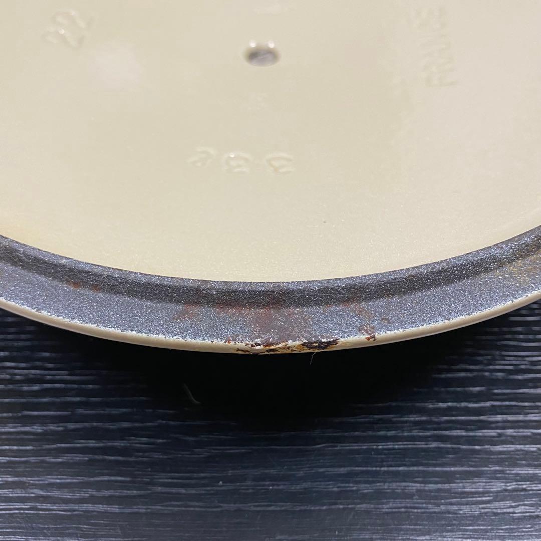 LECREUSET ココットロンド　ホーロー両手鍋　22cm デューン