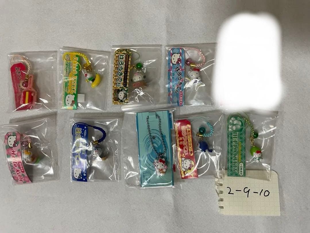 【希少/未開封】ご当地キティ 根付け ストラップ 9点まとめ売り 地域限定