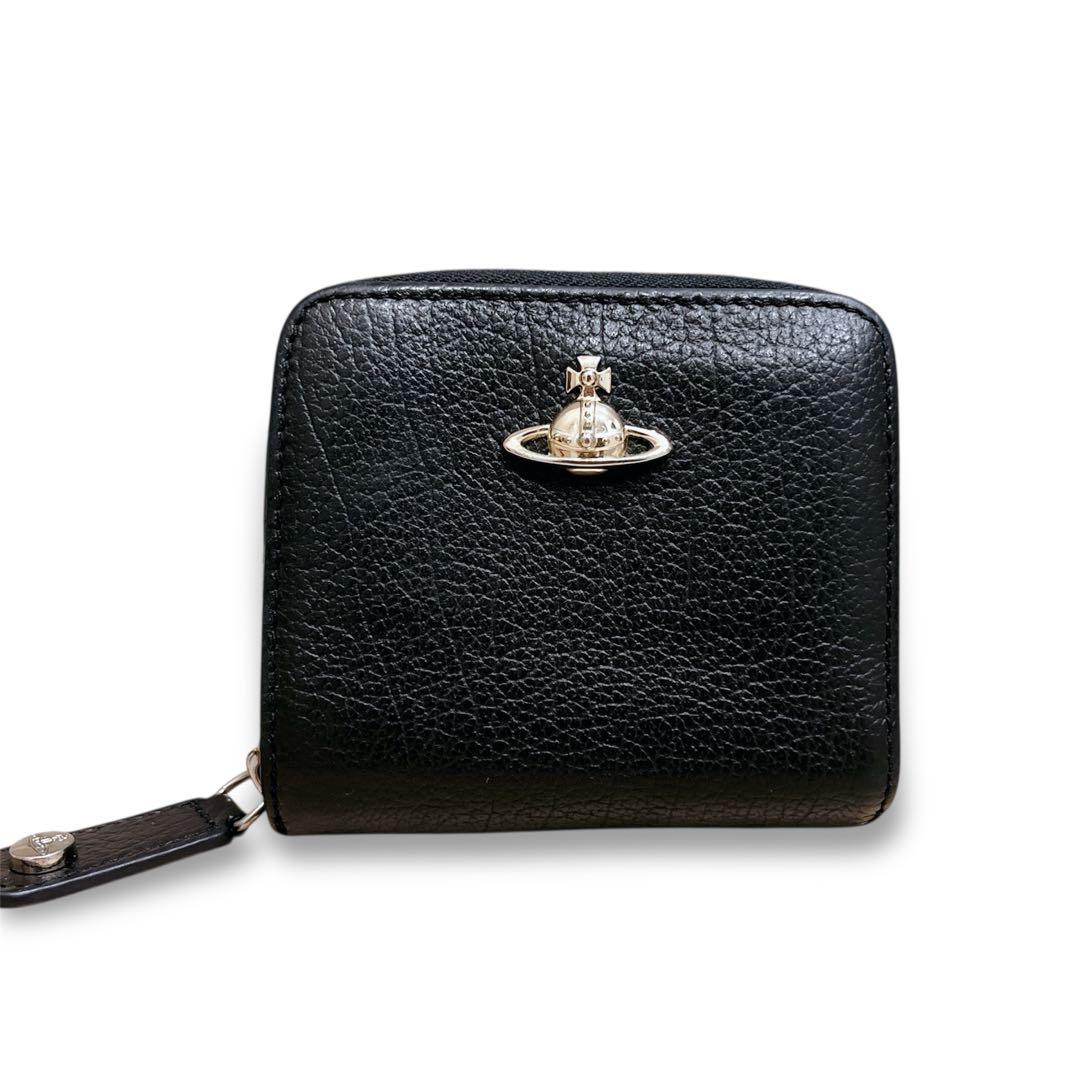 Vivienne Westwood 二つ折り財布 ブラック オーブ