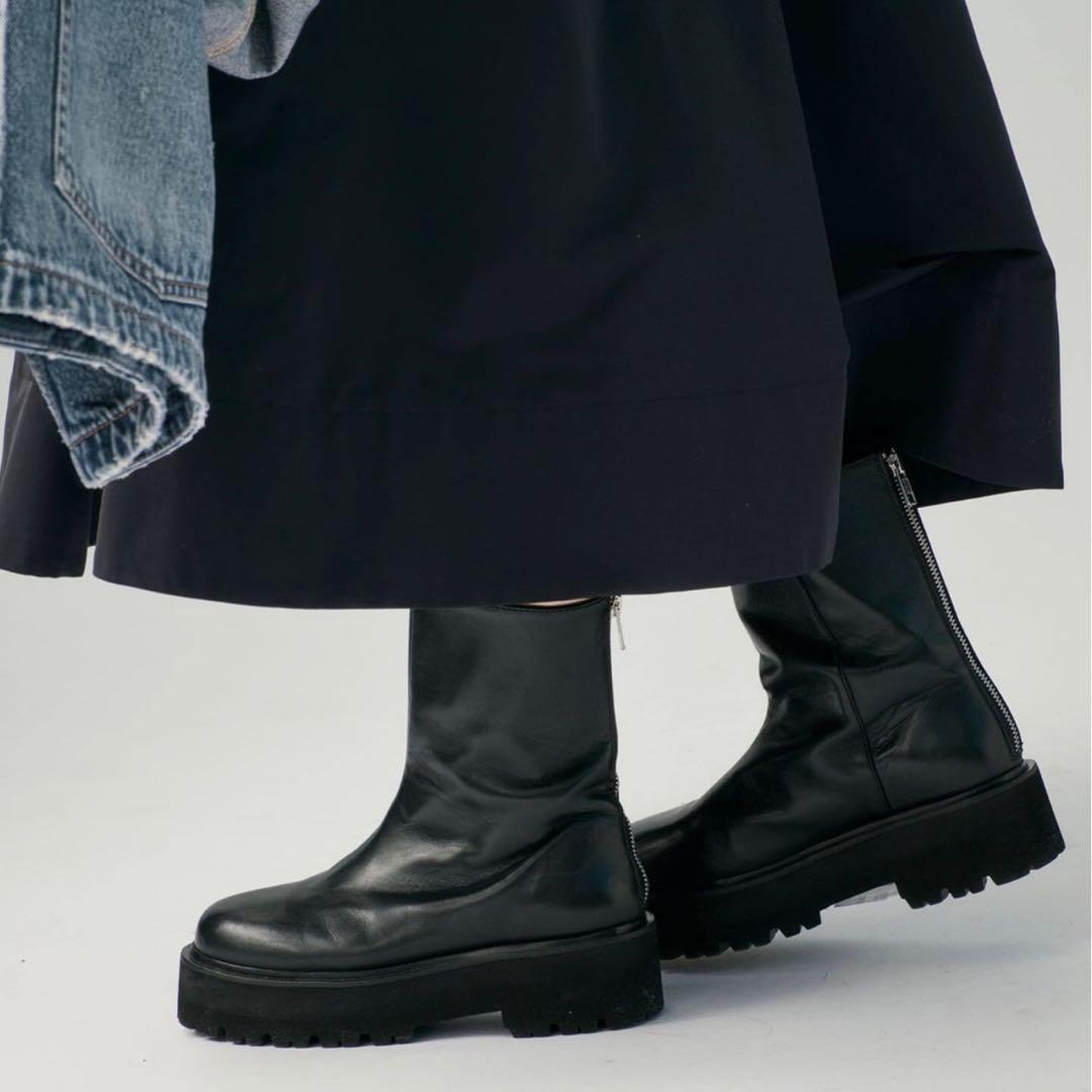 【CAMINAND】VERMEIL par iena別注 ウシロZIPブーツ38