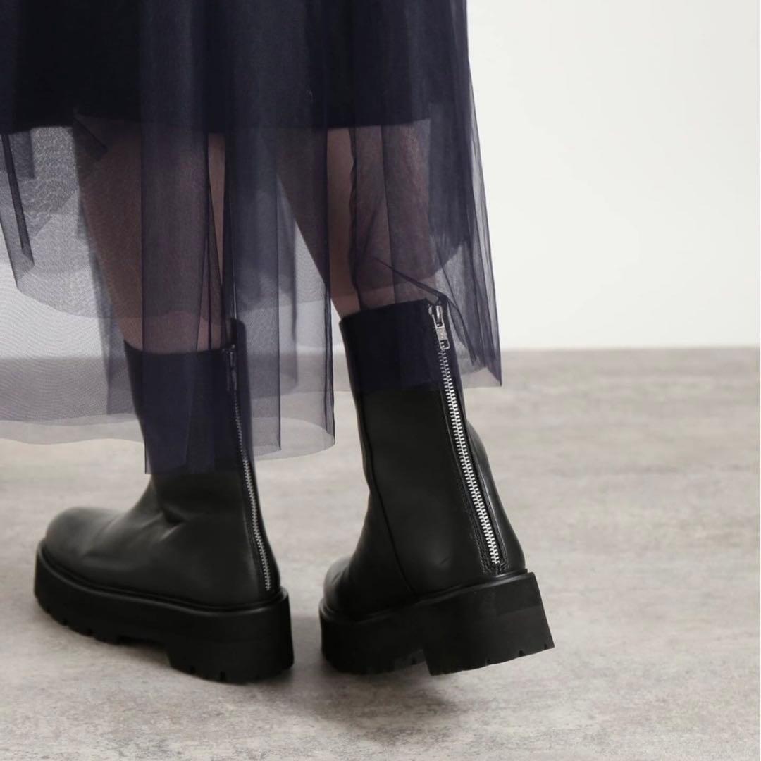 【CAMINAND】VERMEIL par iena別注 ウシロZIPブーツ38