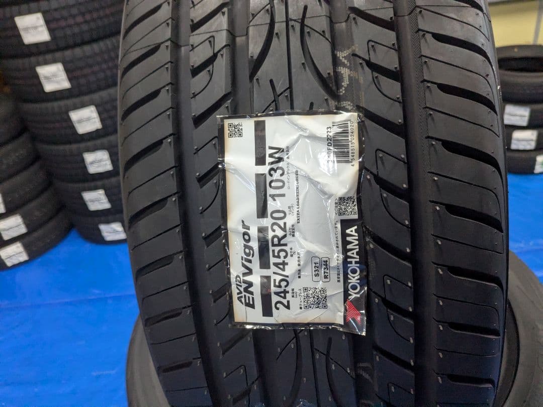 【４本】ヨコハマ EN Vigor 245/45R20 103Wタイヤ
