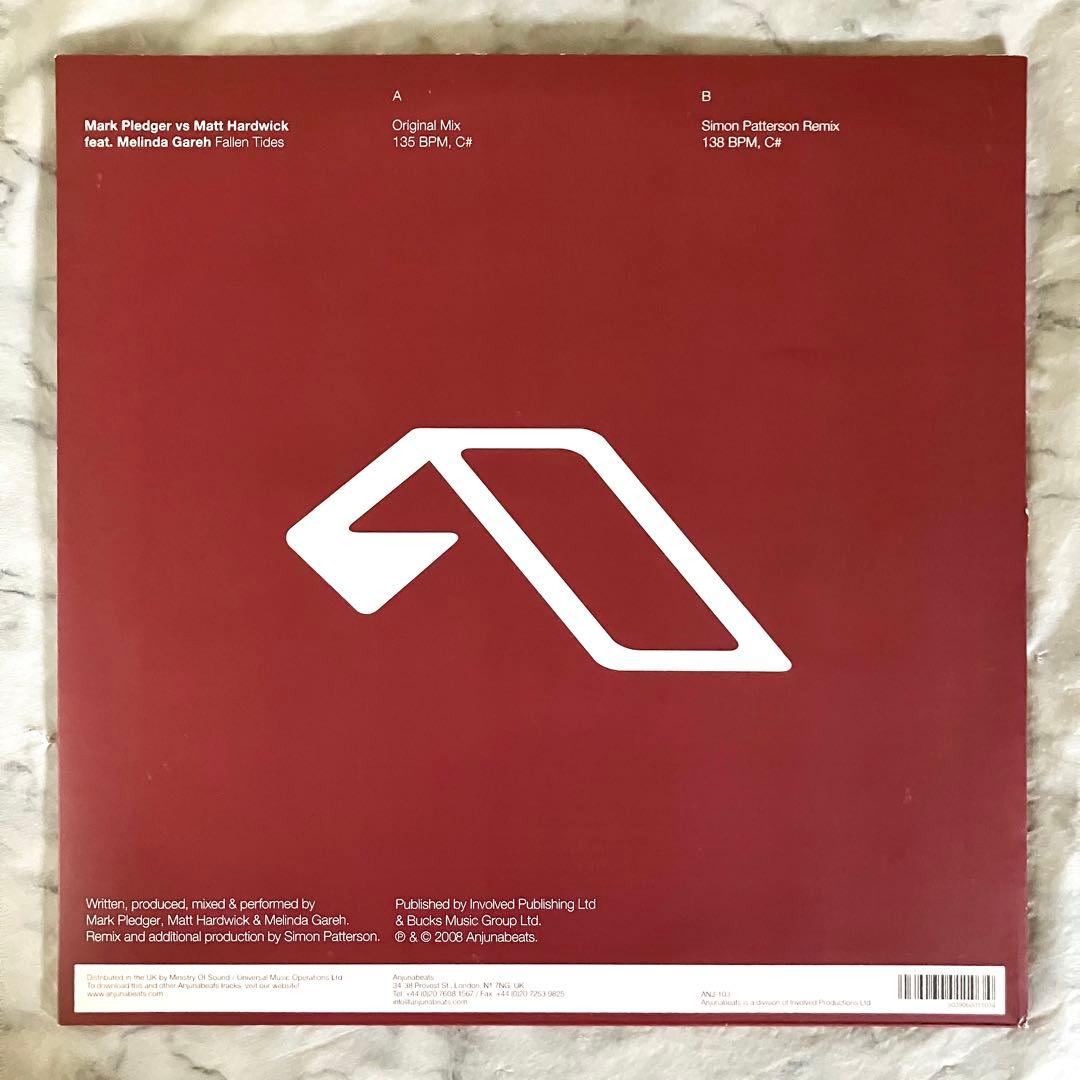 洋楽 Fallen Tides 12\"Vinyl ANJUNABEATS TRANCE
