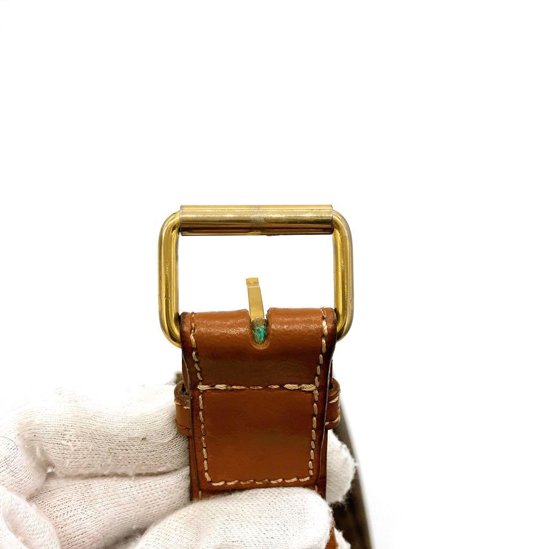 【CELINE】ボディバッグ　マカダム柄　PVC サークルロゴ金具.
