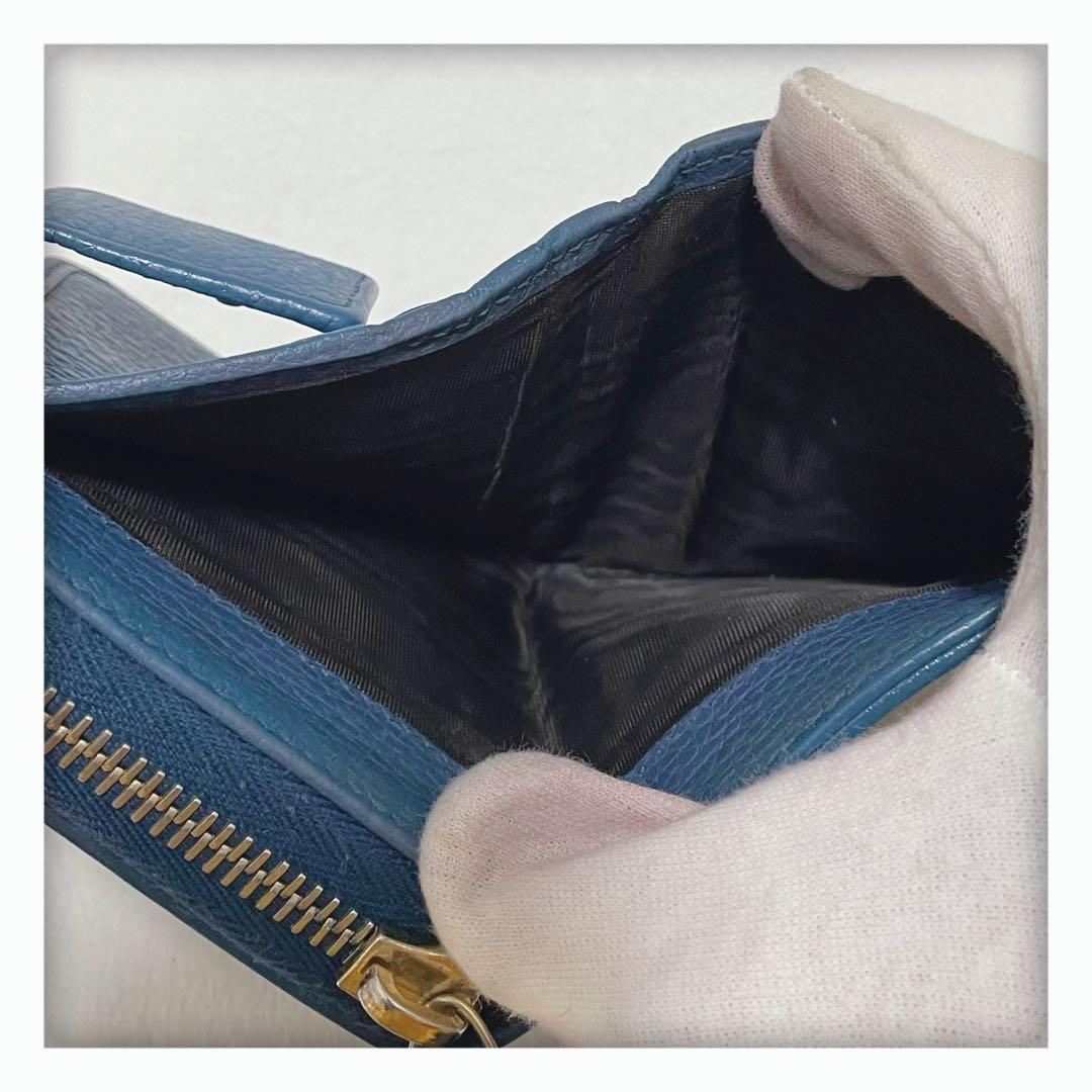 【ほおずき】 美品 GUCCI グッチ キャンバス 折り財布 ベージュ