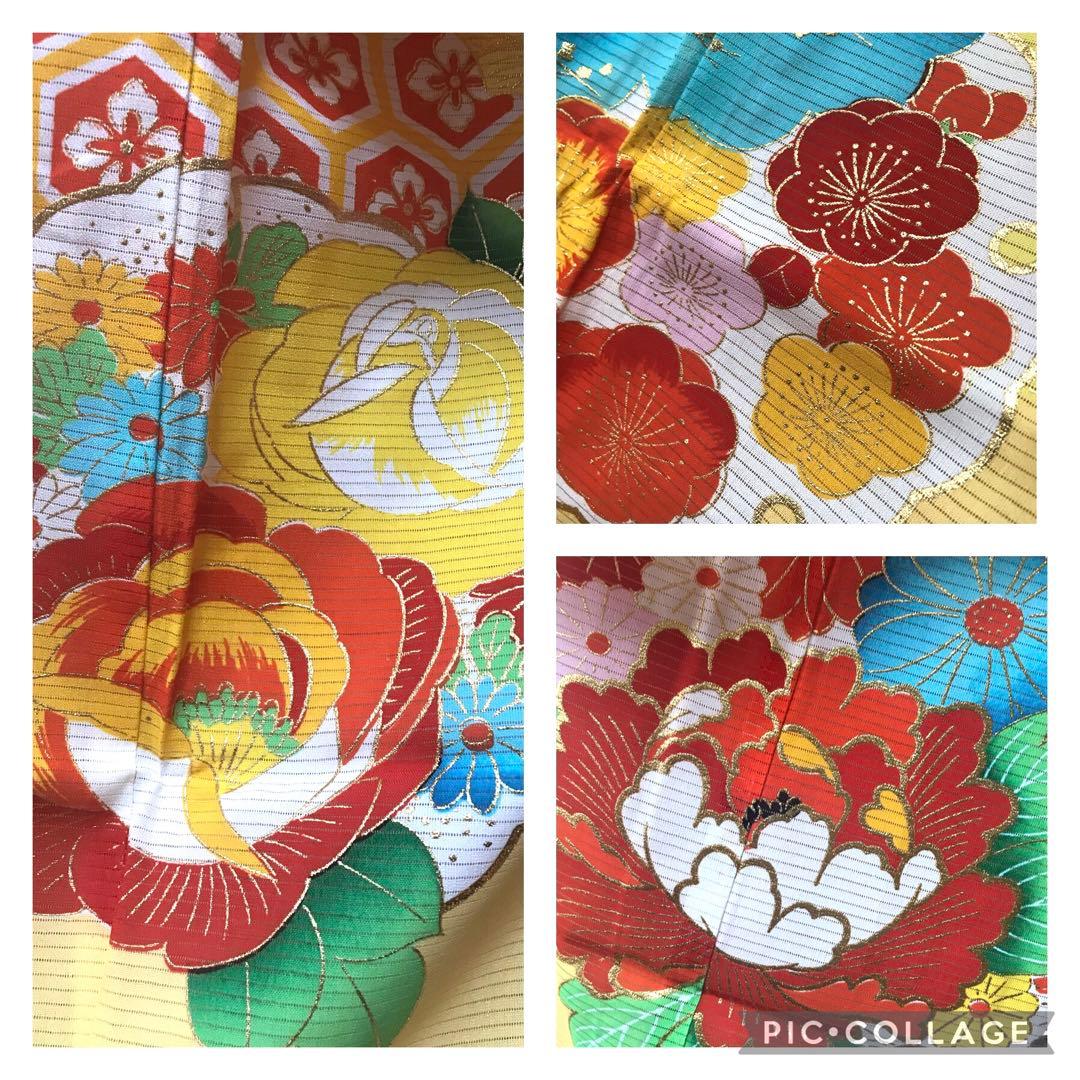 お宮参り着物　女の子　絽 夏の祝い着❤️長襦袢付き