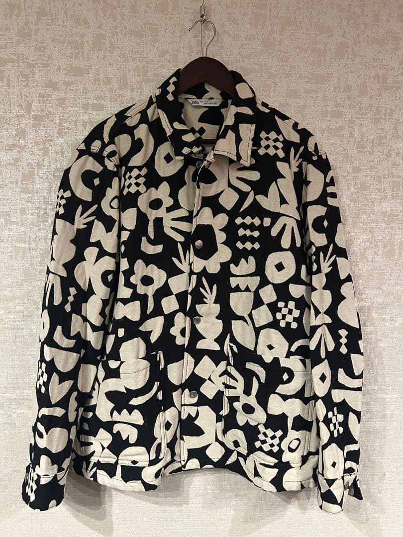 【レア商品】ZARA 赤西仁さん着用 総柄カバーオールジャケット