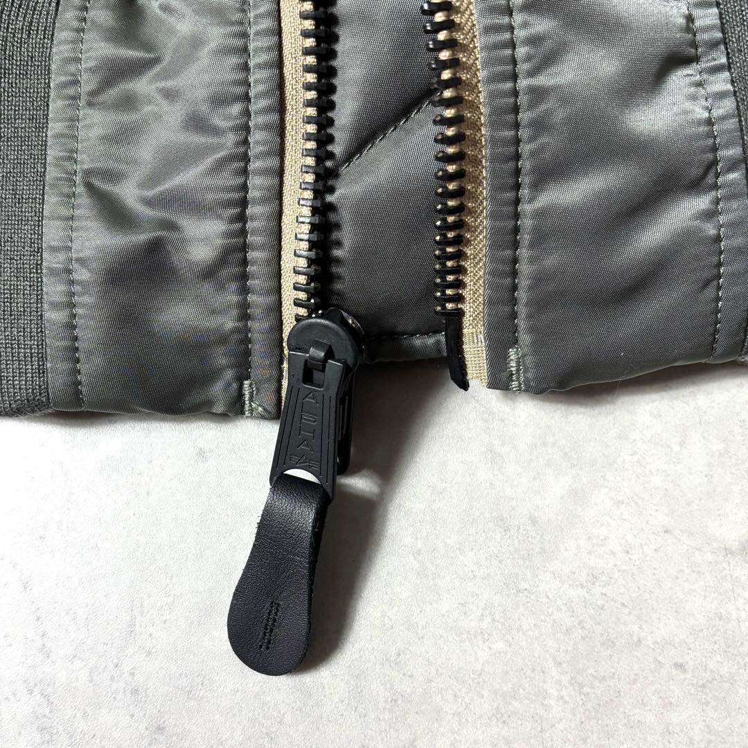 【極美品】 ALPHA アルファ MA-1 AIR CREW サイズXL